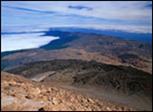 widok z wulkanu Teide