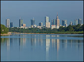 popołudniowy widok Warszawy